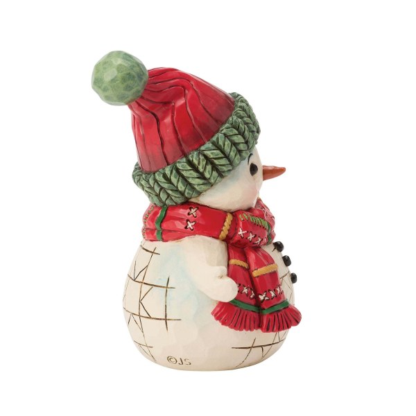 Mini-Schneemann mit Glocke - Heartwood Creek