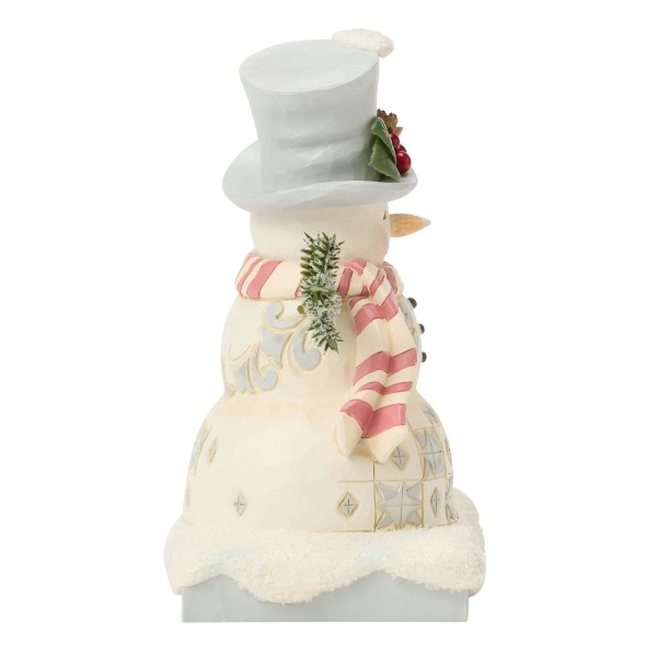 Schneemann aus dem weißen Wald mit frostigem Hut - Heartwood Creek