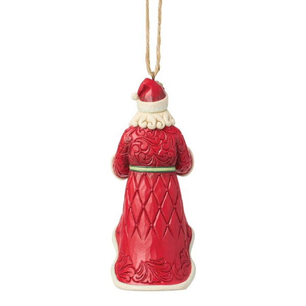 Weihnachtsmann mit hängendem Kranz - Heartwood Creek