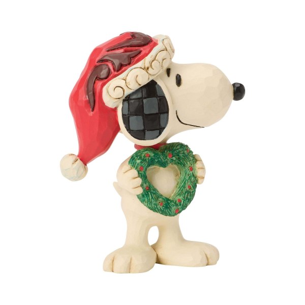 SNOOPY MIT HERZKRANZ MINI-ERDNÜSSEN