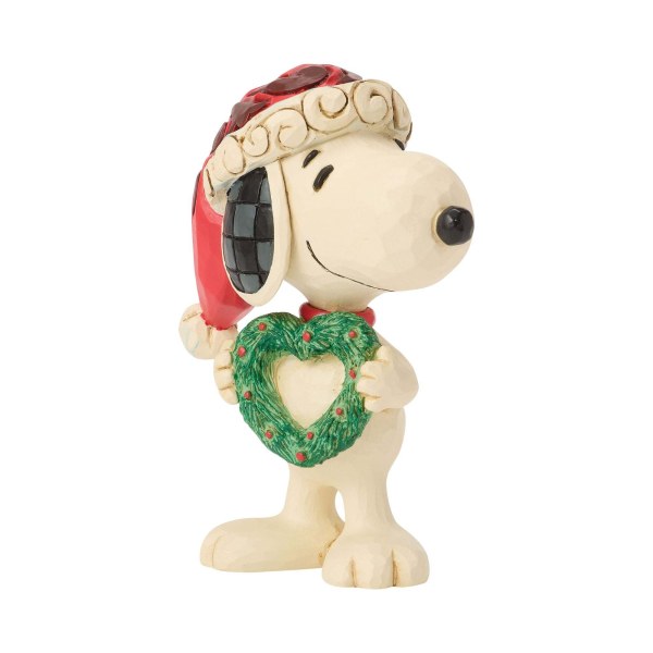 SNOOPY MIT HERZKRANZ MINI-ERDNÜSSEN