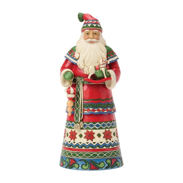 Weihnachtsmann-Figur aus Lappland - Heartwood Creek