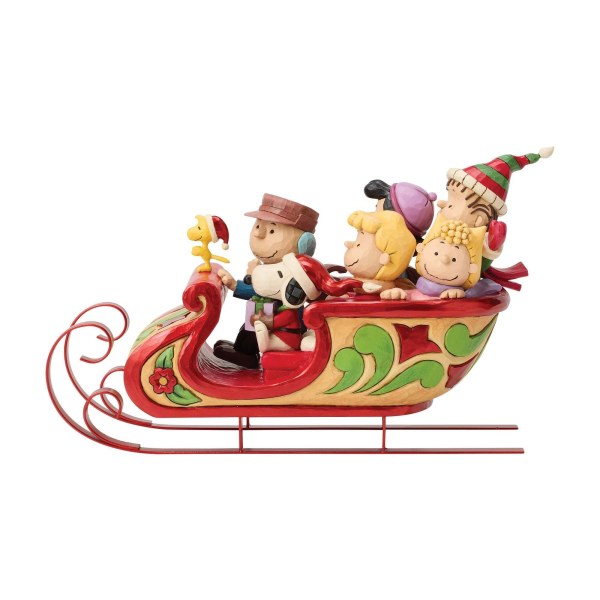 SNOOPY UND SEINE FREUNDE IM SCHLITTEN - PEANUTS