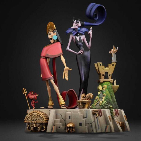 Art Scale Deluxe Kuzko & Yzma 28 cm - Iron Studios Kuzco