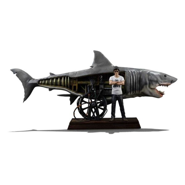 Art Scale Deluxe Steven Spielbergs 50. Jubiläum „Der weiße Hai“ (27 cm) – Iron Studios Der weiße Hai