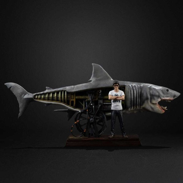 Art Scale Deluxe Steven Spielbergs 50. Jubiläum „Der weiße Hai“ (27 cm) – Iron Studios Der weiße Hai