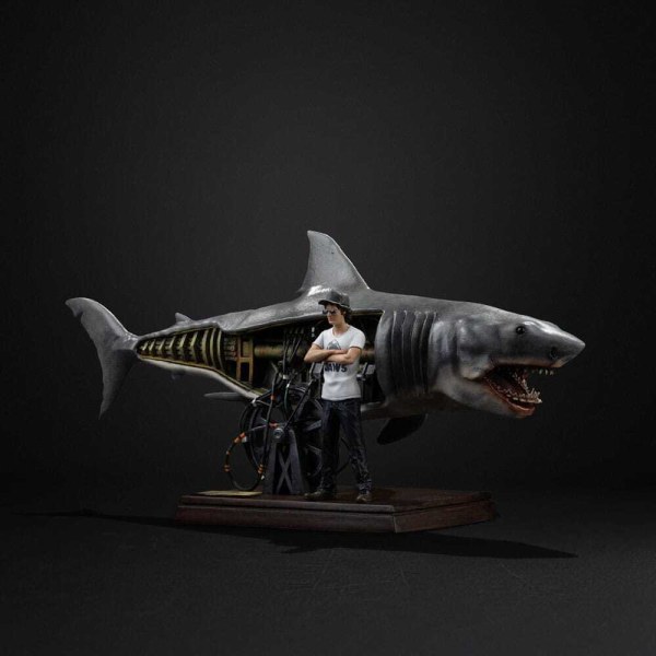 Art Scale Deluxe Steven Spielbergs 50. Jubiläum „Der weiße Hai“ (27 cm) – Iron Studios Der weiße Hai