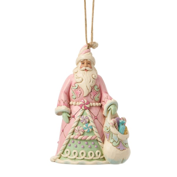 Süßigkeiten-Weihnachtsmann mit Tüte – Hängender Schmuck – Heartwood Creek