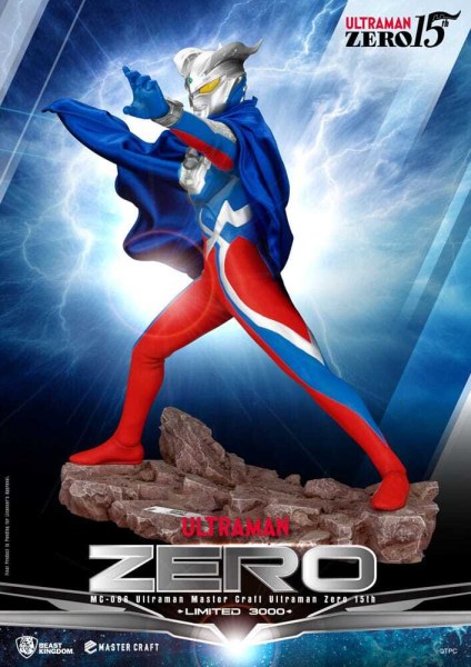 Ultraman-Statue Master Craft Ultraman Zero 15. Jubiläum 41 cm