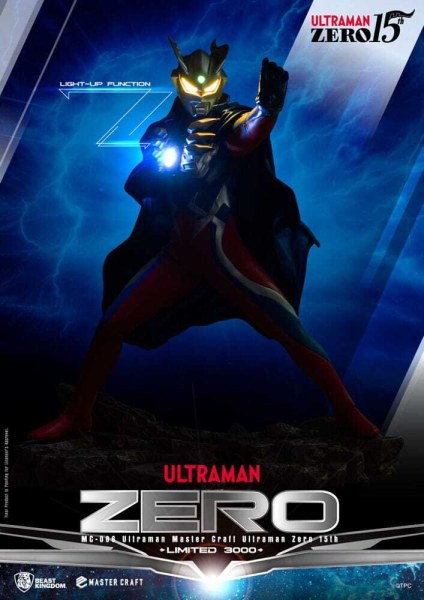 Ultraman-Statue Master Craft Ultraman Zero 15. Jubiläum 41 cm