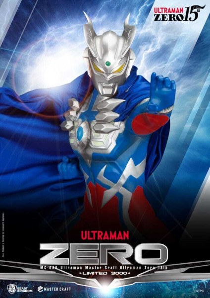 Ultraman-Statue Master Craft Ultraman Zero 15. Jubiläum 41 cm