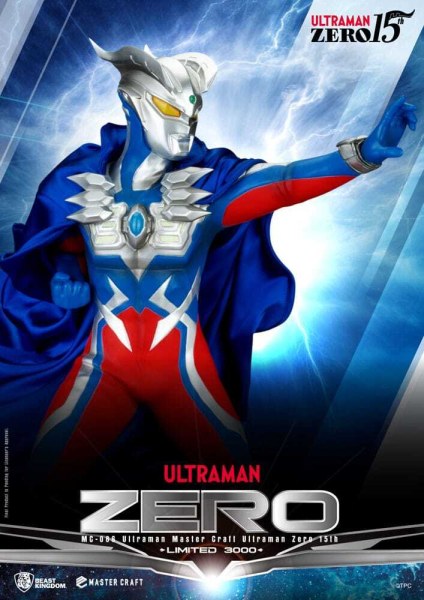 Ultraman-Statue Master Craft Ultraman Zero 15. Jubiläum 41 cm