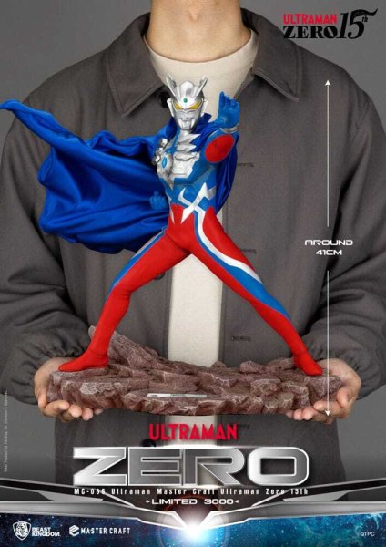 Ultraman-Statue Master Craft Ultraman Zero 15. Jubiläum 41 cm
