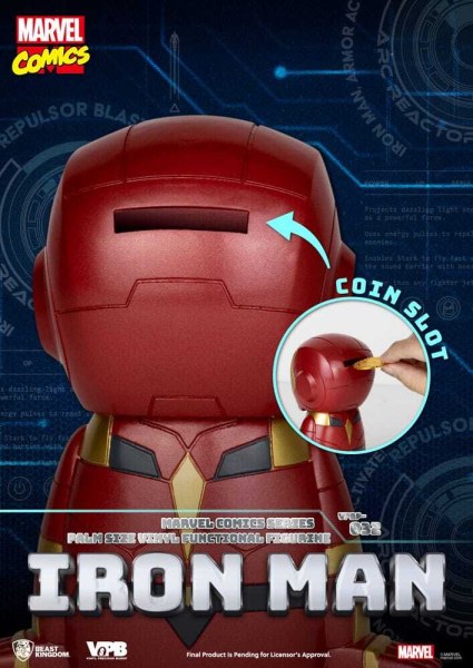 Klassisches Marvel Comics Sparschwein Iron Man Sparschwein 12 cm