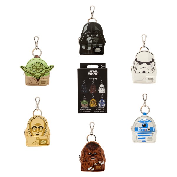 Star Wars Charaktere als Mini-Rucksack-Schlüsselanhänger (Überraschungspaket) – Star Wars Loungefly