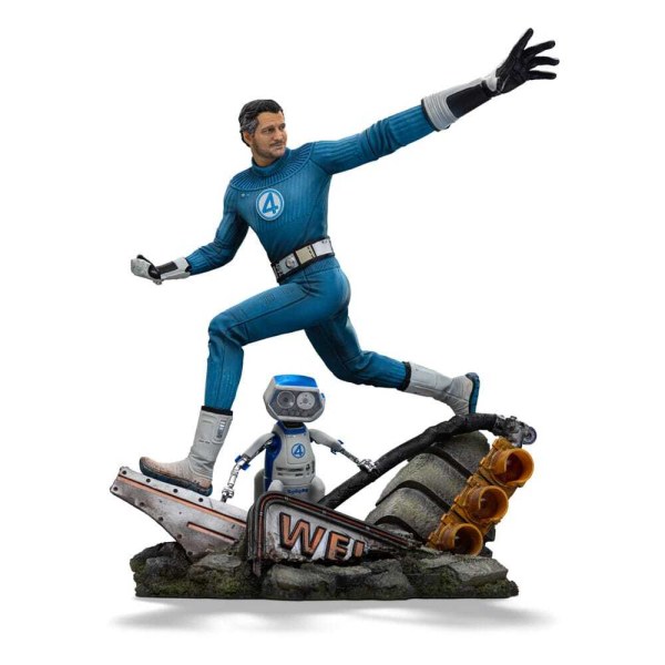 Fantastic Four-Statuette im Art Scale): Mr. Fantastic und Herbie, 26 cm
