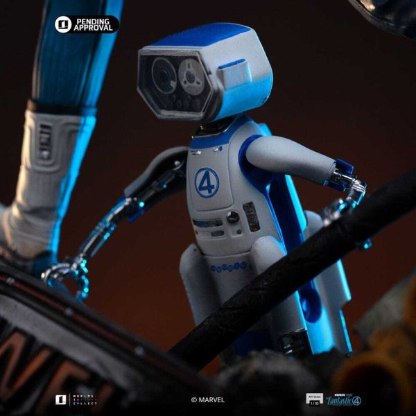 Fantastic Four-Statuette im Art Scale): Mr. Fantastic und Herbie, 26 cm