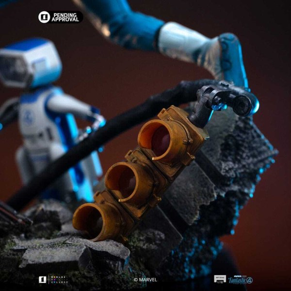 Fantastic Four-Statuette im Art Scale): Mr. Fantastic und Herbie, 26 cm