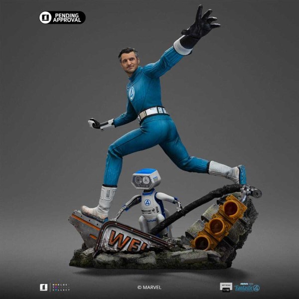 Fantastic Four-Statuette im Art Scale): Mr. Fantastic und Herbie, 26 cm