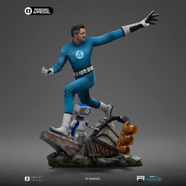 Fantastic Four-Statuette im Art Scale): Mr. Fantastic und Herbie, 26 cm