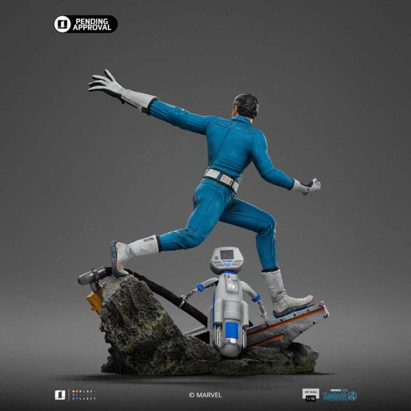 Fantastic Four-Statuette im Art Scale): Mr. Fantastic und Herbie, 26 cm
