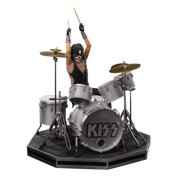 Kuss-Statue, Art Scale 1:10, Peter Criss, limitierte Auflage, 22 cm