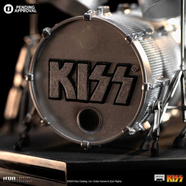Kuss-Statue, Art Scale 1:10, Peter Criss, limitierte Auflage, 22 cm