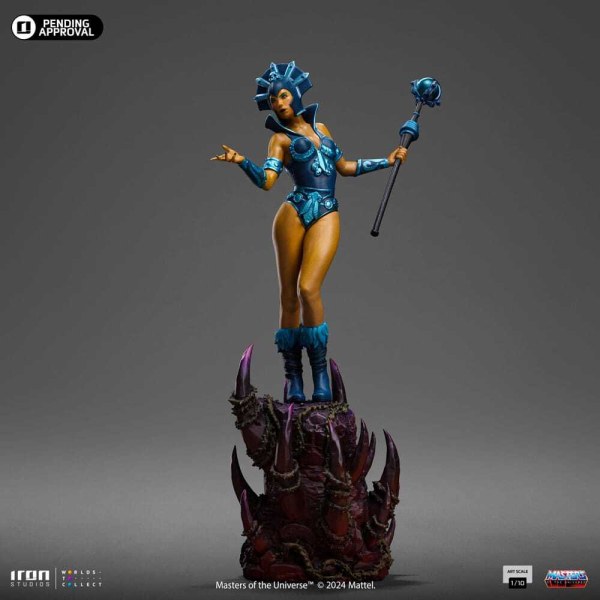 Masters of the Universe-Statuette, Maßstab 1:10, Art Scale, Evil-Lyn-Farbvariante, 28 cm