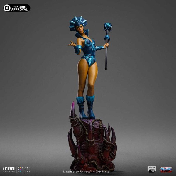 Masters of the Universe-Statuette, Maßstab 1:10, Art Scale, Evil-Lyn-Farbvariante, 28 cm