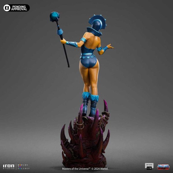 Masters of the Universe-Statuette, Maßstab 1:10, Art Scale, Evil-Lyn-Farbvariante, 28 cm