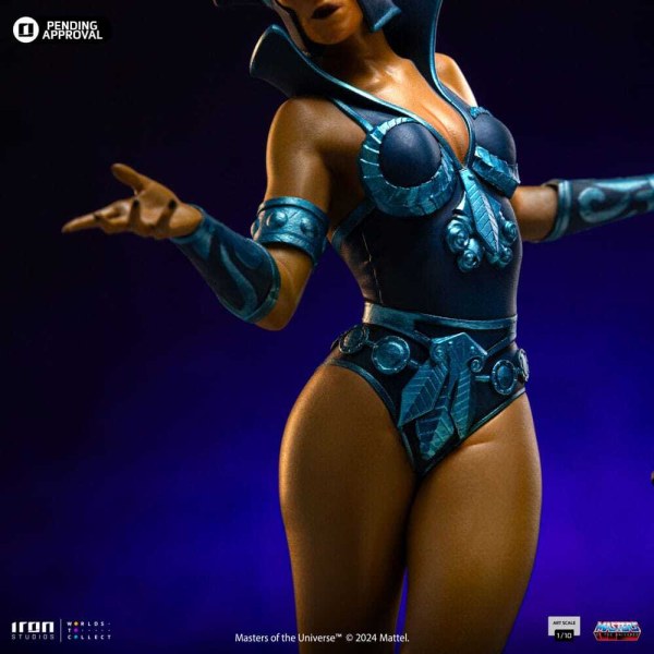 Masters of the Universe-Statuette, Maßstab 1:10, Art Scale, Evil-Lyn-Farbvariante, 28 cm