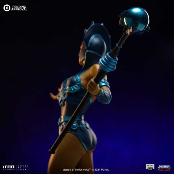 Masters of the Universe-Statuette, Maßstab 1:10, Art Scale, Evil-Lyn-Farbvariante, 28 cm