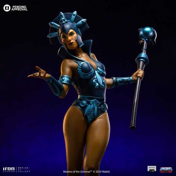 Masters of the Universe-Statuette, Maßstab 1:10, Art Scale, Evil-Lyn-Farbvariante, 28 cm