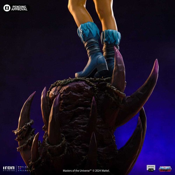 Masters of the Universe-Statuette, Maßstab 1:10, Art Scale, Evil-Lyn-Farbvariante, 28 cm