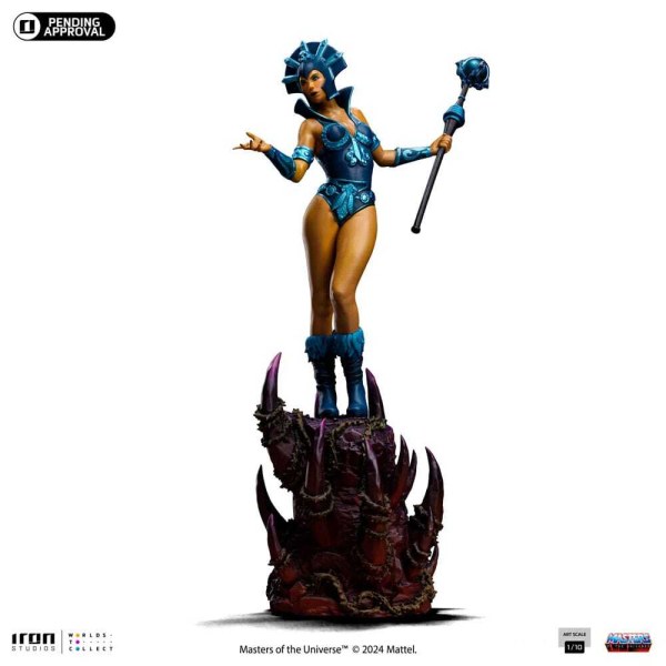 Masters of the Universe-Statuette, Maßstab 1:10, Art Scale, Evil-Lyn-Farbvariante, 28 cm