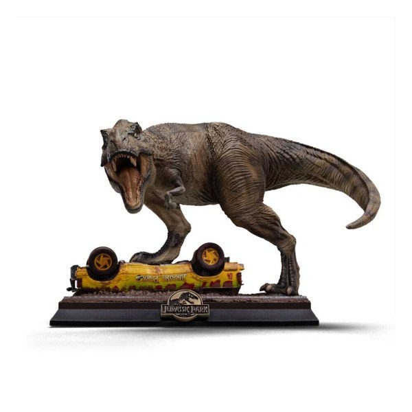Jurassic Park Icons T-Rex-Angriff-Statuette 15 cm