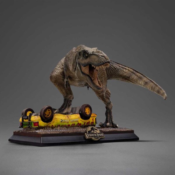 Jurassic Park Icons T-Rex-Angriff-Statuette 15 cm
