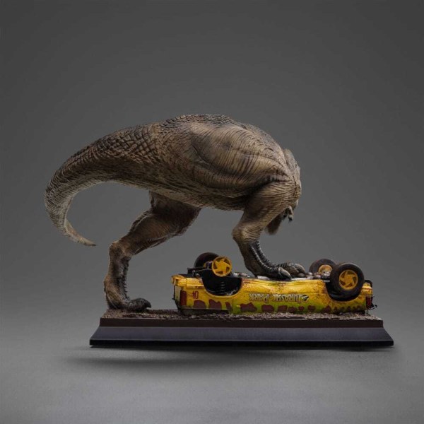 Jurassic Park Icons T-Rex-Angriff-Statuette 15 cm