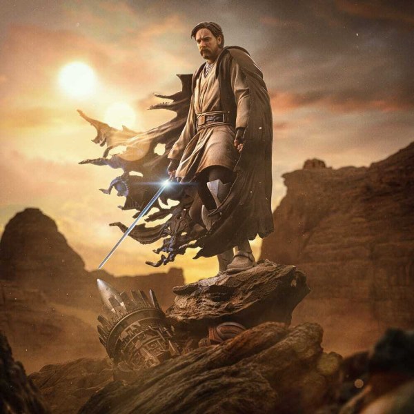 Obi-Wan-Signaturen im Art Scale , 26 cm – Iron Studios Star Wars