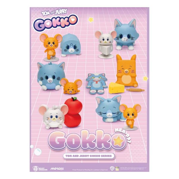 Tom & Jerry Blindbox-Figuren-Sortiment Gokko-Serie (6)