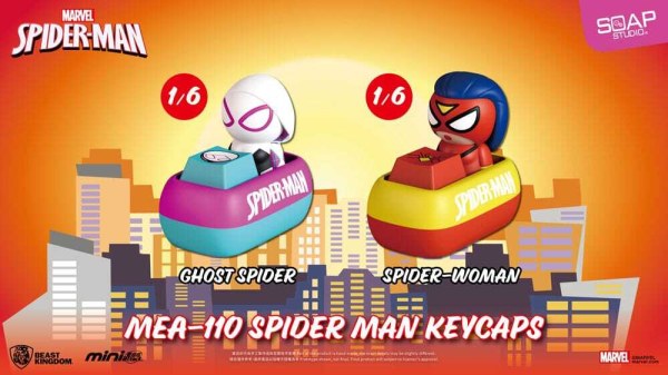 Spider-Man-Figuren-Sortiment, Mini Egg Attack Blind Box Tastenkappen 5 cm (6)