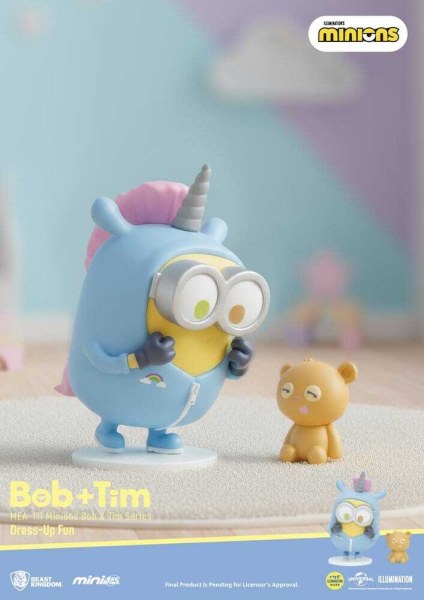 Minions-Figuren-Sortiment Mini Egg Attack Blind Box Minions Bob & Tim Serie 9 cm (6)