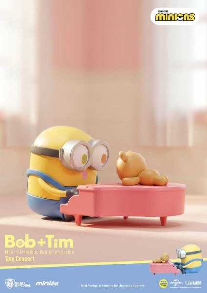 Minions-Figuren-Sortiment Mini Egg Attack Blind Box Minions Bob & Tim Serie 9 cm (6)