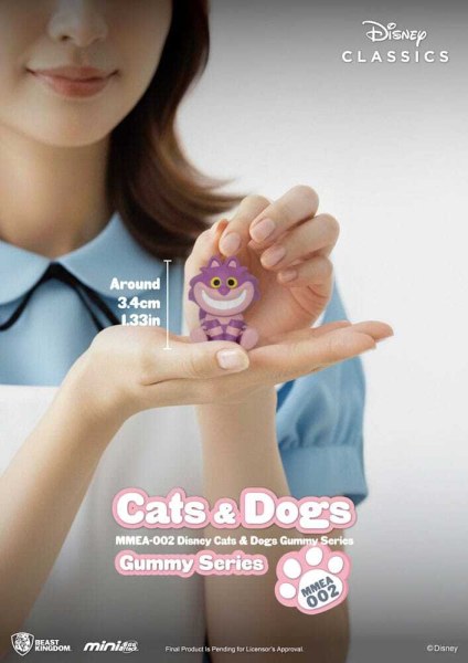 Disney Katzen & Hunde Figuren Blindbox – Mini Egg Attack Gummibärchen-Serie 3 cm