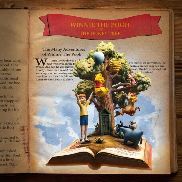 Art Scale Deluxe Winnie Puuh und seine Freunde (100. Jubiläum) 31 cm - Iron Studios Disney Classics