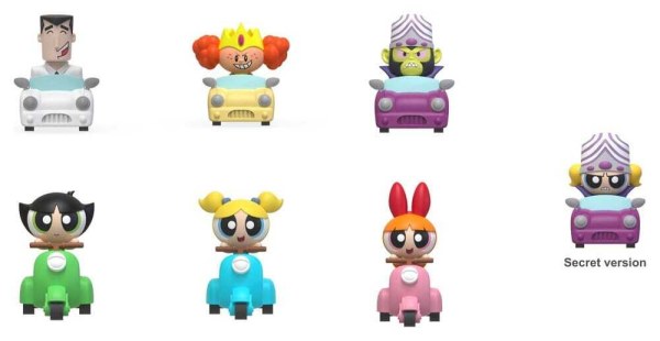 Powerpuff Girls Pull Back Car Blind Box 5 cm Sortiment (6)