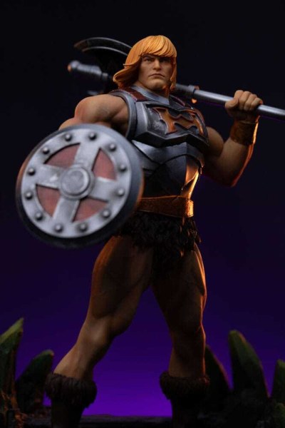 Masters of the Universe-Statuette, Maßstab 1:10, Art Scale, He-Man-Kampfrüstung, Version, 23 cm