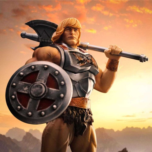 Masters of the Universe-Statuette, Maßstab 1:10, Art Scale, He-Man-Kampfrüstung, Version, 23 cm