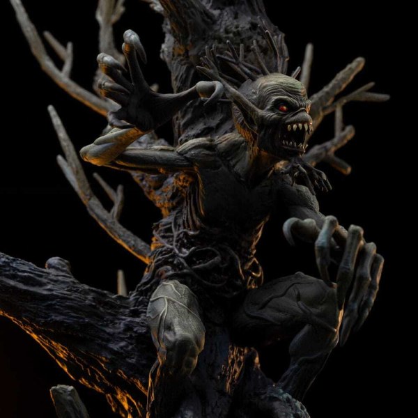 Iron Maiden Statuette 1/10 Deluxe BDS Art Scale Fear of the Drak Eddie 31 cm