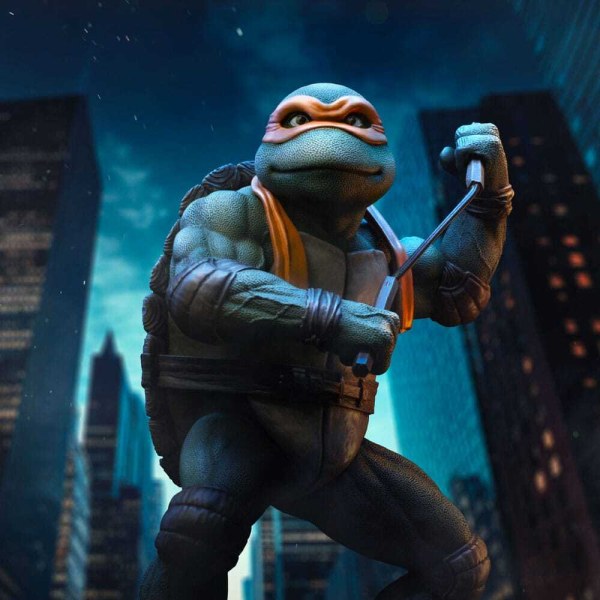 Teenage Mutant Ninja Turtles-Statue im Maßstab 1:10, Art Scale Michelangelo, 19 cm